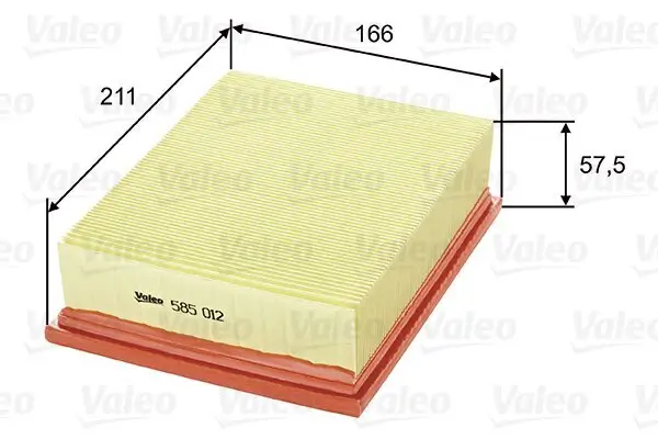 Luftfilter VALEO 585012