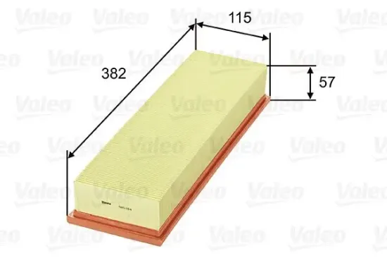 Luftfilter VALEO 585014 Bild Luftfilter VALEO 585014