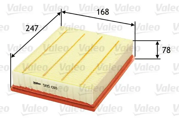 Luftfilter VALEO 585018