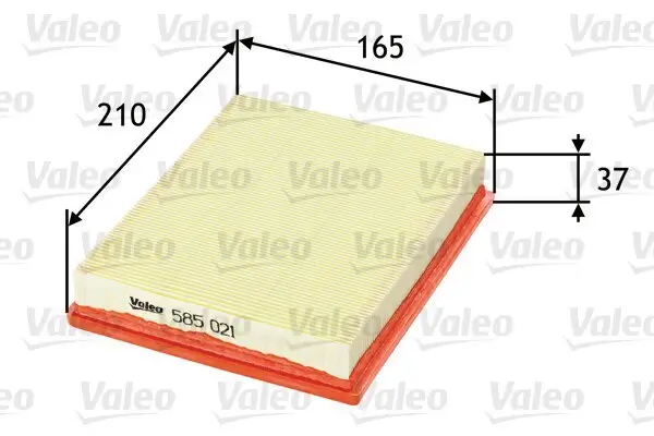 Luftfilter VALEO 585021