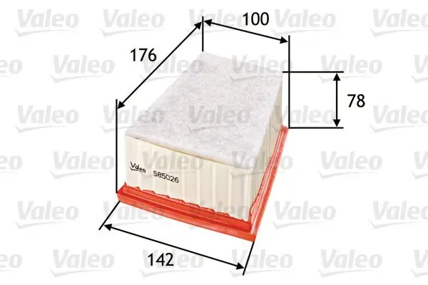 Luftfilter VALEO 585026