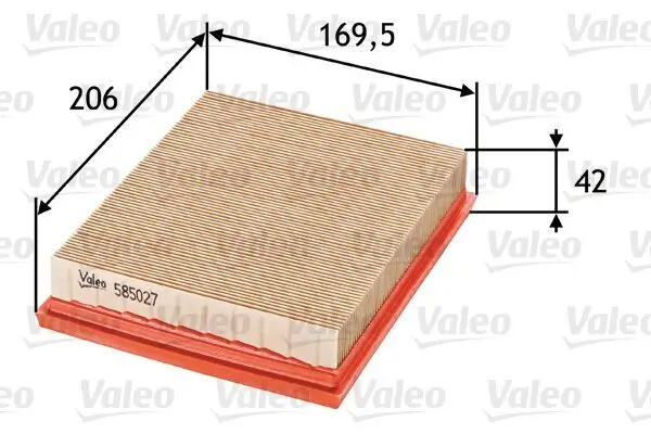 Luftfilter VALEO 585027