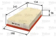 Luftfilter VALEO 585029