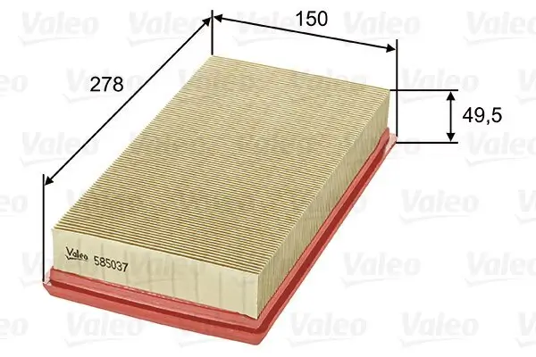 Luftfilter VALEO 585037