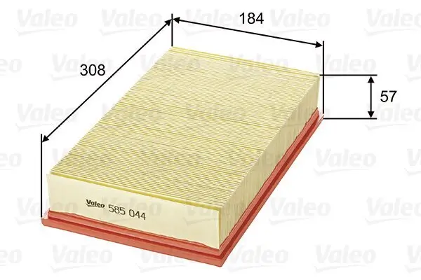 Luftfilter VALEO 585044