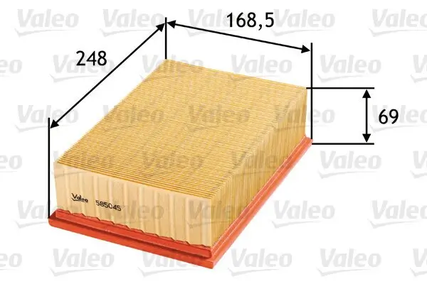 Luftfilter VALEO 585045