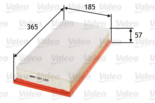 Luftfilter VALEO 585048