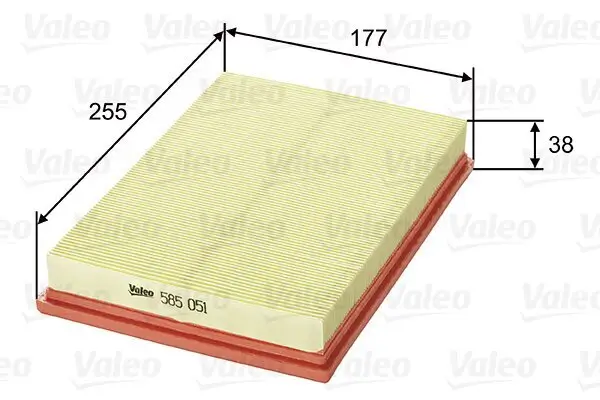 Luftfilter VALEO 585051