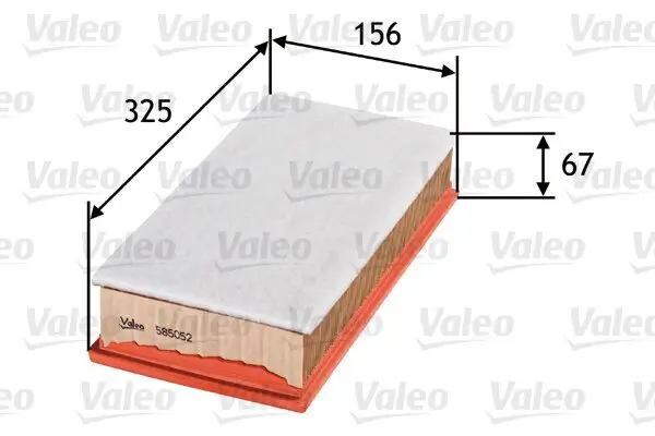 Luftfilter VALEO 585052