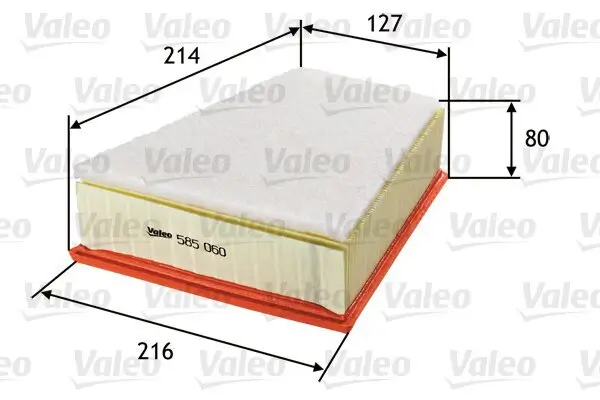 Luftfilter VALEO 585060