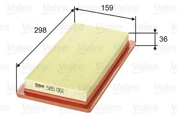 Luftfilter VALEO 585061