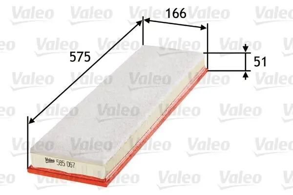 Luftfilter VALEO 585067