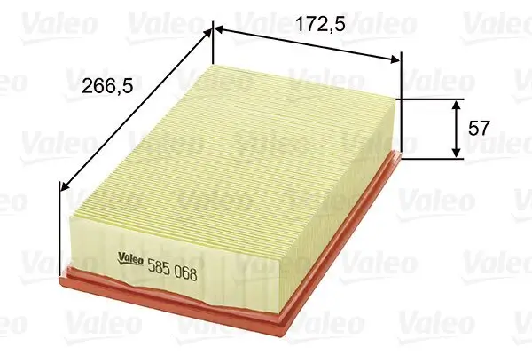 Luftfilter VALEO 585068