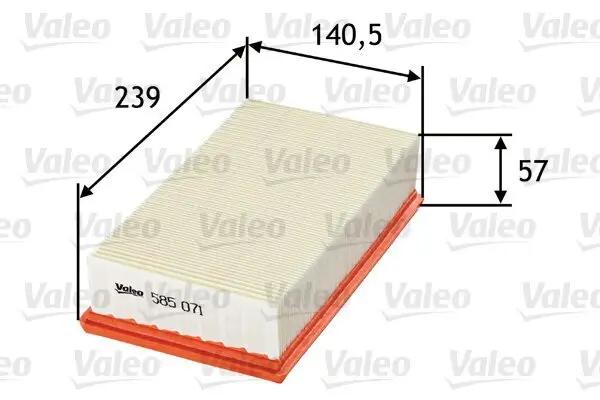 Luftfilter VALEO 585071
