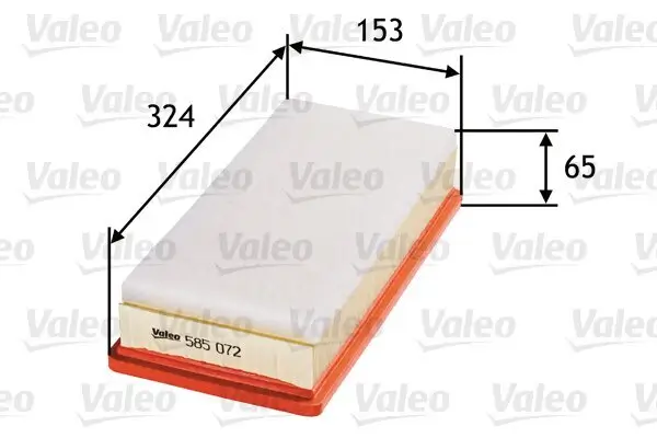 Luftfilter VALEO 585072