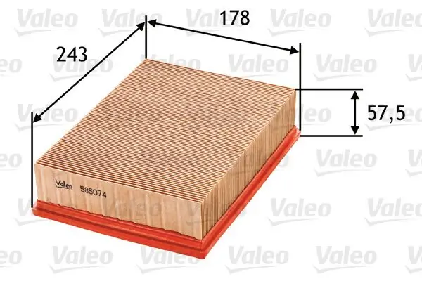 Luftfilter VALEO 585074