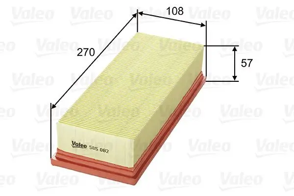 Luftfilter VALEO 585082