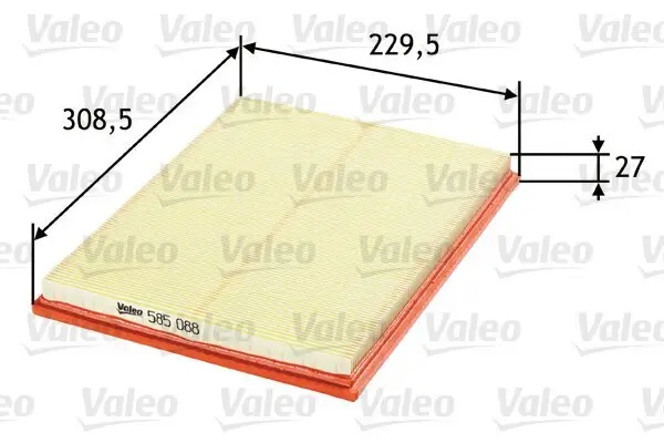 Luftfilter VALEO 585088