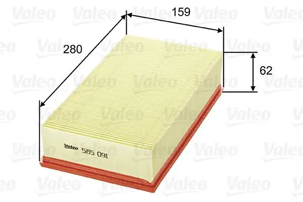 Luftfilter VALEO 585091