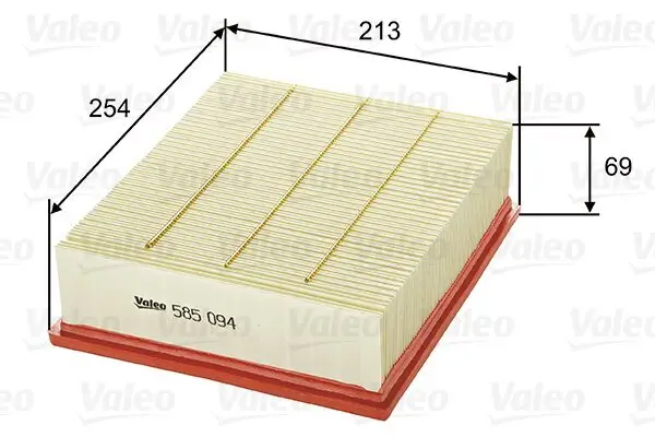 Luftfilter VALEO 585094