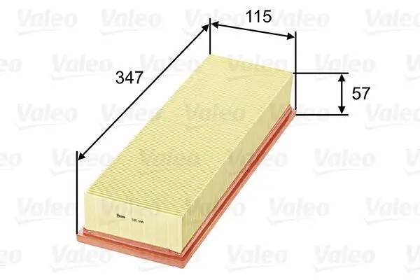 Luftfilter VALEO 585098