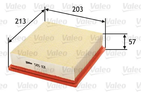 Luftfilter VALEO 585101