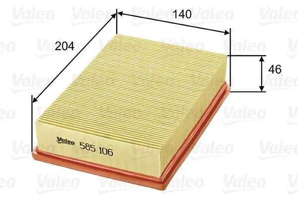 Luftfilter VALEO 585106