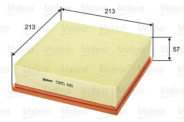 Luftfilter VALEO 585116