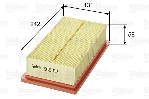 Luftfilter VALEO 585118