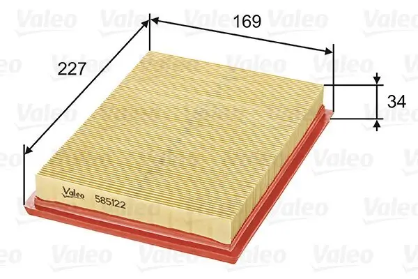 Luftfilter VALEO 585122