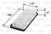 Luftfilter VALEO 585125