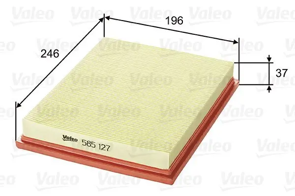 Luftfilter VALEO 585127