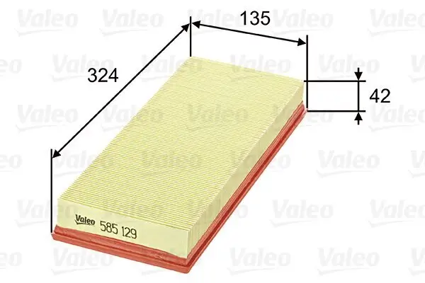 Luftfilter VALEO 585129