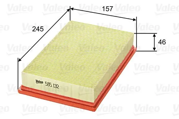 Luftfilter VALEO 585132