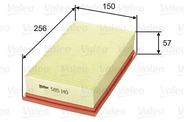Luftfilter VALEO 585140