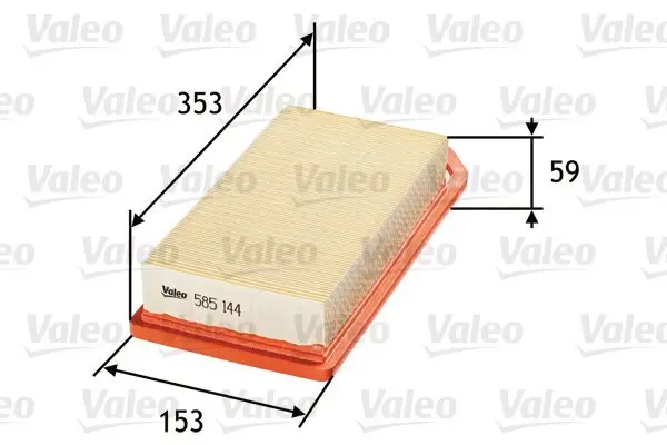 Luftfilter VALEO 585144