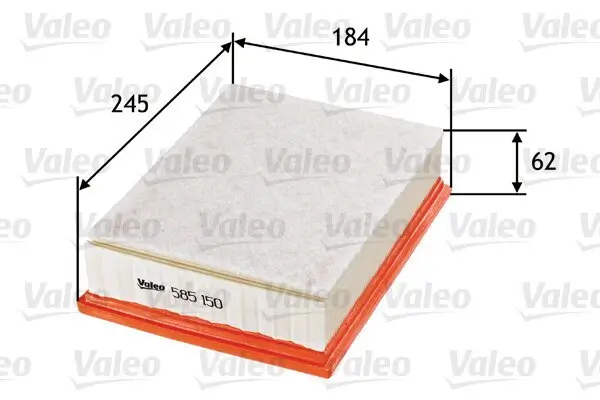 Luftfilter VALEO 585150