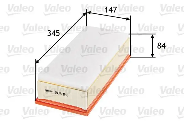 Luftfilter VALEO 585151