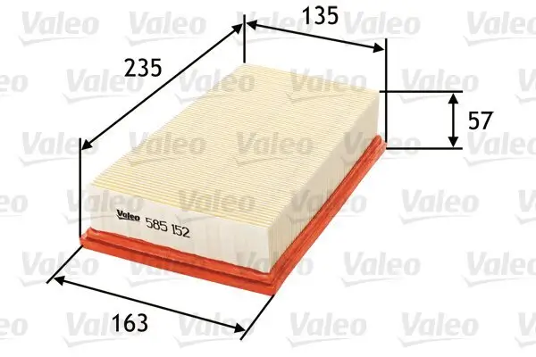 Luftfilter VALEO 585152