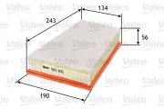 Luftfilter VALEO 585156