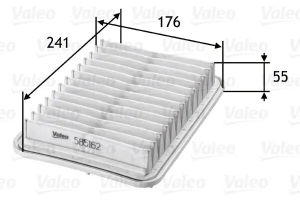 Luftfilter VALEO 585162