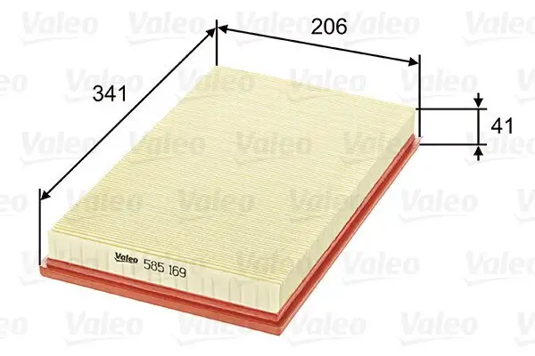 Luftfilter VALEO 585169