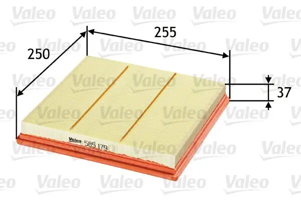 Luftfilter VALEO 585179