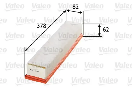 Luftfilter VALEO 585180 Bild Luftfilter VALEO 585180