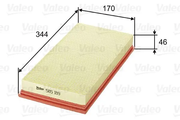 Luftfilter VALEO 585189