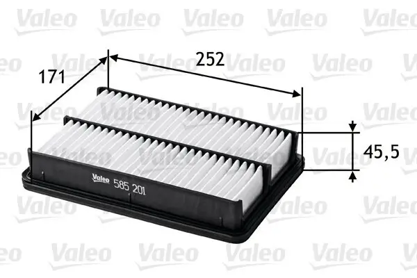 Luftfilter VALEO 585201