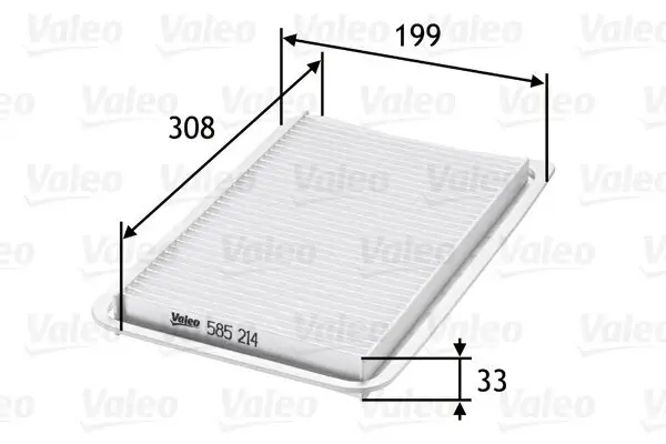 Luftfilter VALEO 585214