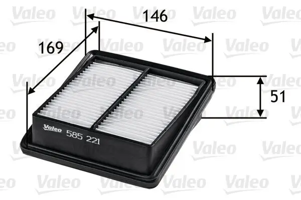 Luftfilter VALEO 585221