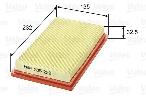 Luftfilter VALEO 585222