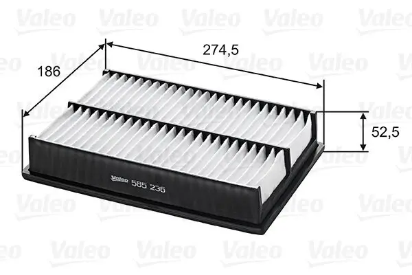 Luftfilter VALEO 585236